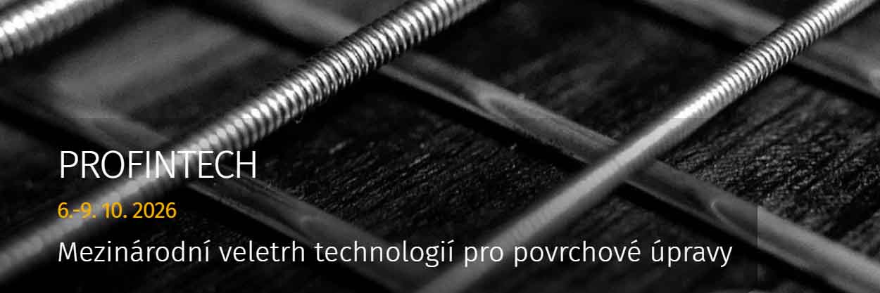 PROFINTECH 2026 Brno - Mezinárodní veletrh technologií pro povrchové úpravy