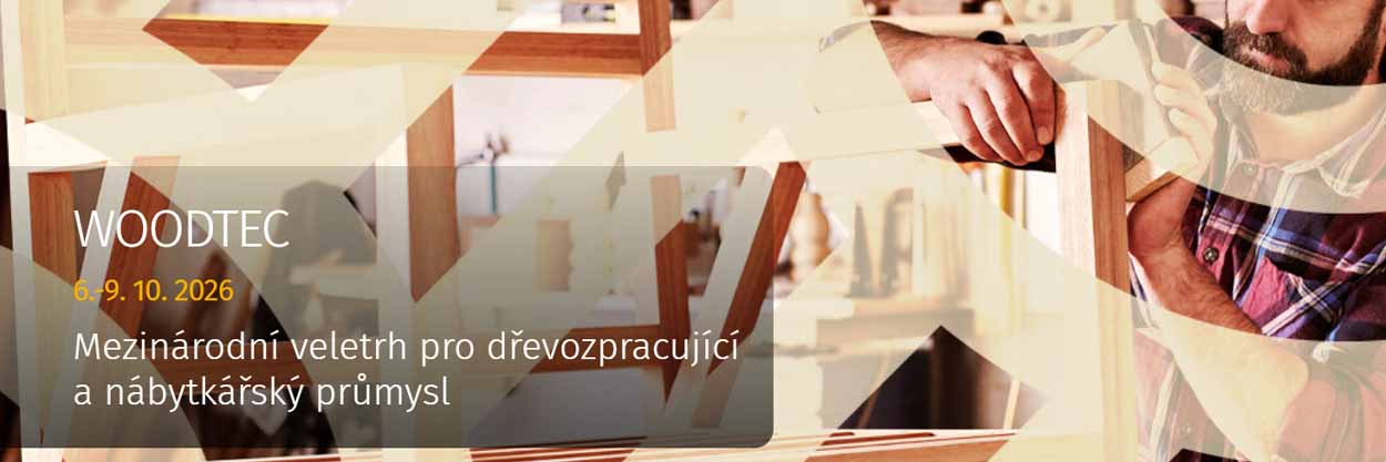 WOODTEC 2026 Brno - Mezinárodní veletrh pro dřevozpracující a nábytkářský průmysl