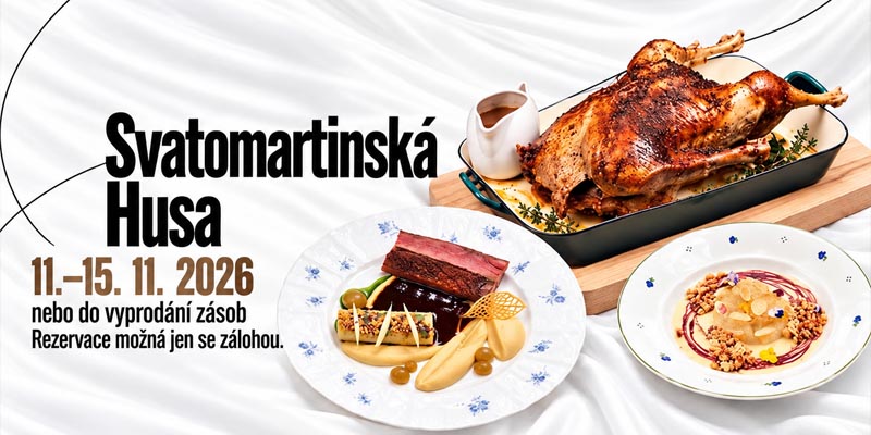 Svatomartinská husa 2026 - EFI Hostinec Osmec a Konírna Zámek Račice